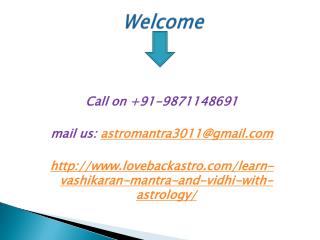 Learn Vashikaran Mantra and Vidhi with Astrology