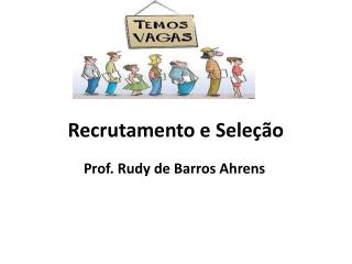 Recrutamento e Seleção