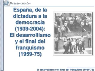 El desarrollismo