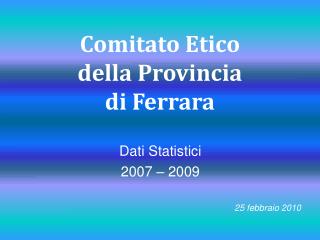Comitato Etico della Provincia di Ferrara