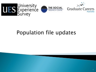 Population file updates