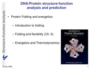 DNA/Protein structure-function analysis and prediction