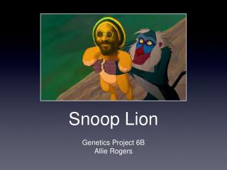 Snoop Lion