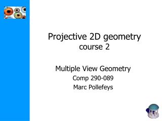 Projective 2D geometry course 2