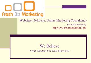 High quality marketing consultancy service