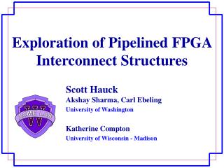 Exploration of Pipelined FPGA Interconnect Structures