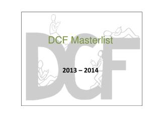 DCF Masterlist