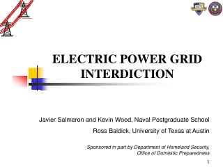ELECTRIC POWER GRID INTERDICTION