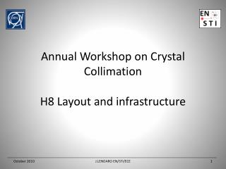 AnnualÂ Workshop on Crystal Collimation H8 Layout and infrastructure