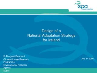 Design of a National Adaptation Strategy for Ireland