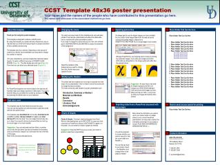 CCST Template 48x36 poster presentation