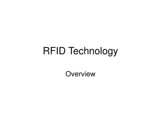 RFID Technology