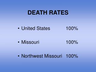 DEATH RATES