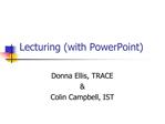 Lecturing with PowerPoint