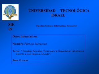 Complejo Educativo Virtual Ecuador 2009