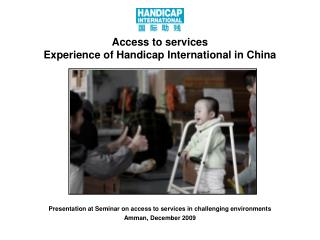 1. Background on disability in China