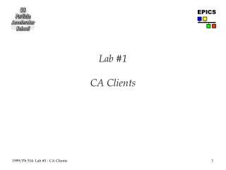 Lab #1 CA Clients