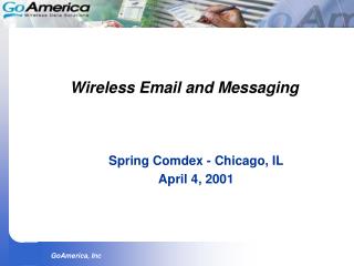 Wireless Email and Messaging