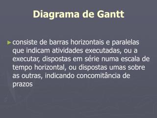 Diagrama de Gantt