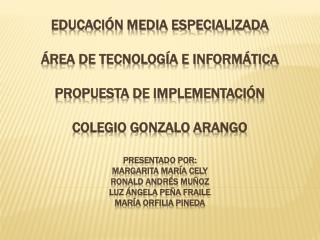 EME: educaciÃ³n media especializada