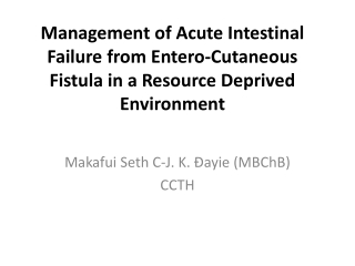 Makafui Seth C-J. K. Đayie ( MBChB ) CCTH