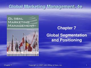 Global Marketing Management, 4e