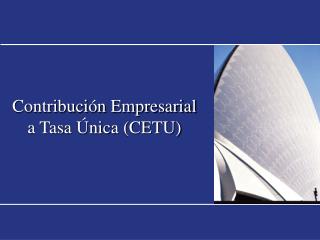 ContribuciÃ³n Empresarial a Tasa Ãšnica (CETU)