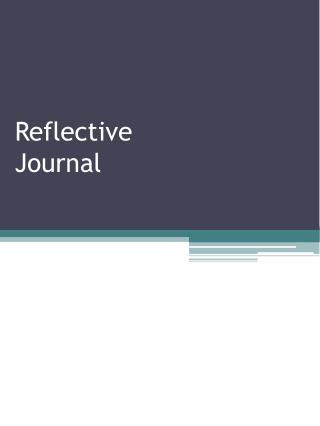 reflective journal