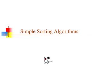 Simple Sorting Algorithms