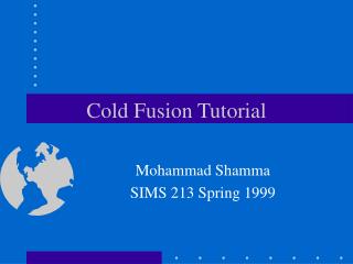 Cold Fusion Tutorial