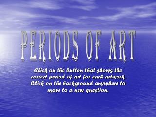 Periods of Art