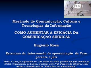 QUAL A EFICÃCIA (os efeitos) DA COMUNICAÃ‡ÃƒO