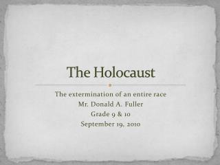 The Holocaust