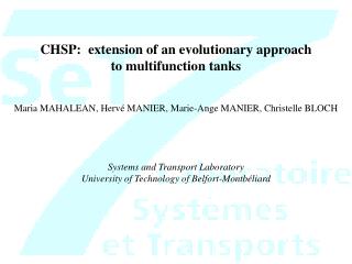 CHSP: extension of an evolutionary approach to multifunction tanks