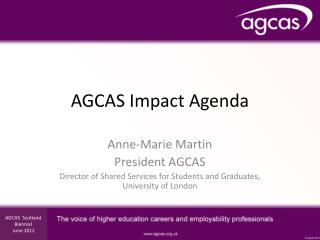 AGCAS Impact Agenda