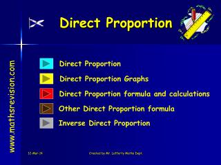 Direct Proportion