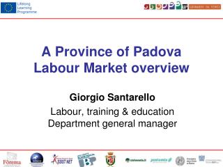 A Province of Padova Labour Market overview
