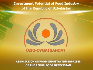 Association OF Food Industry ENTERPRISES of the Republic of Uzbekistan