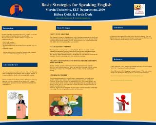 Basic Strategies for Speaking English