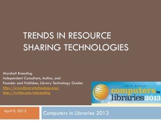 Trends in Resource Sharing Technologies