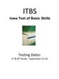 ITBS Iowa Test of Basic Skills