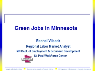 Green Jobs in Minnesota