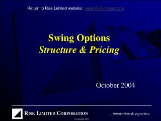 Swing Options Structure &amp; Pricing