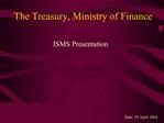 The Treasury, Ministry of Finance