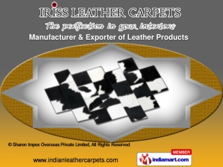 Leather Carpets by Sharon Impex Overseas Private Limited Kan