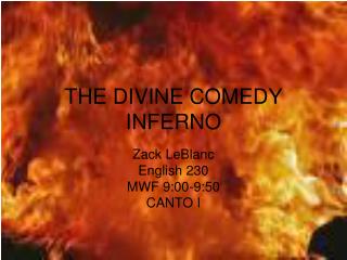 THE DIVINE COMEDY INFERNO