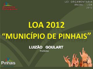 LEI ORÃ‡AMENTÃRIA ANUAL â€“ LOA 2012