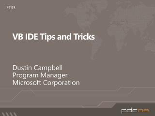 VB IDE Tips and Tricks