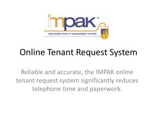 Online Tenant Request System