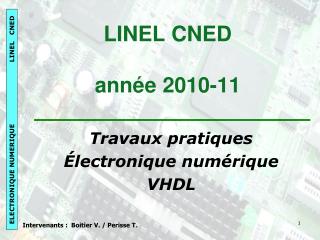 LINEL CNED annÃ©e 2010-11